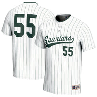 #1 Michigan State Spartans GameDay Greats Lightweight Softball Fashion Jersey - White