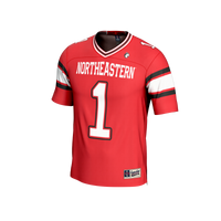 #1 Northeastern Huskies GameDay Greats Lightweight Collegiate Football Fashion Jersey - Red