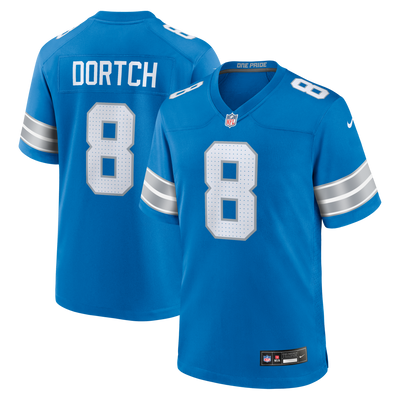 Detroit Lions Greg Dortch Nike Blue Team Game Jersey