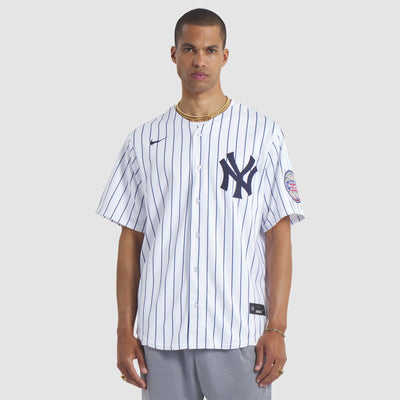 New York Yankees CC Sabathia Nike White 2025 Baseball Hall of Fame Name & Number Retired Replica Jersey