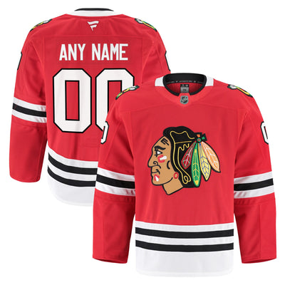 Chicago Blackhawks Fanatics Red Home Authentic Pro Custom Jersey