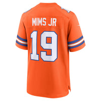 Denver Broncos Marvin Mims Jr Nike Orange Mile High Collection 1977 Throwback Player Game Jersey