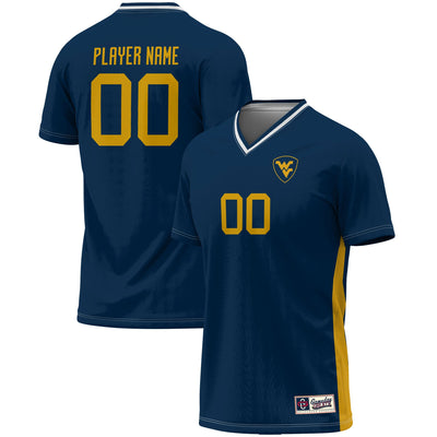 West Virginia Mountaineers GameDay Greats Pick-A-Player NIL Lightweight Soccer Jersey - Navy
