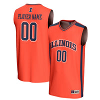 Illinois Fighting Illini GameDay Greats NIL Pick-A-Player Lightweight Basketball Fashion Jersey - Orange