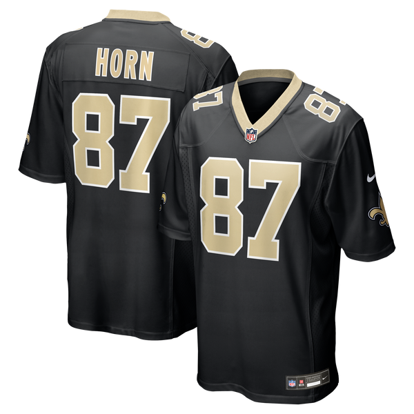 New Orleans Saints Joe Horn Nike Black Game Retired Player Jersey