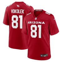 Arizona Cardinals Travis Vokolek Nike Cardinal Team Game Jersey
