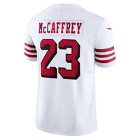 San Francisco 49ers Christian McCaffrey Nike White Vapor F.U.S.E. Limited 2nd Alternate Jersey