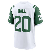 New York Jets Breece Hall Nike White Classic Alternate Game Jersey