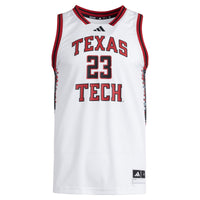#23 Texas Tech Red Raiders adidas Replica Swingman Jersey - White