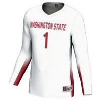 #1 Washington State Cougars GameDay Greats Lightweight Volleyball Jersey - White