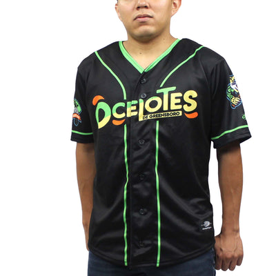 Greensboro Grasshoppers Black Copa Replica Jersey