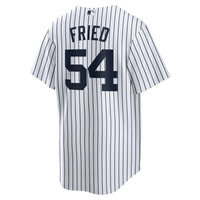 New York Yankees Max Fried Nike White Home Replica Player Jersey