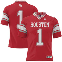 #1 Houston Cougars GameDay Greats Football Jersey - Red