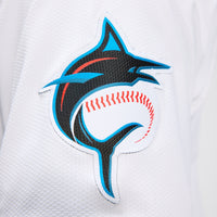 Miami Marlins Nike White Home Elite Jersey