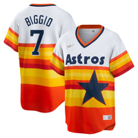 Houston Astros Craig Biggio Nike White Home Cooperstown Collection Player Jersey