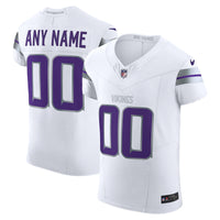 Minnesota Vikings Nike White Vapor F.U.S.E. Elite Custom Jersey