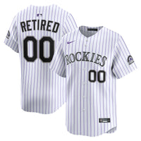 Colorado Rockies Nike White Home Limited Pick-A-Player Retired Roster Jersey
