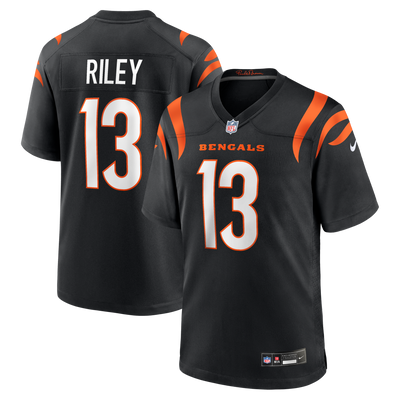 Cincinnati Bengals Ken Riley Nike Black Retired Player Game Jersey