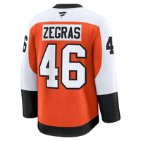 Philadelphia Flyers Trevor Zegras Fanatics Orange Home Premium Jersey