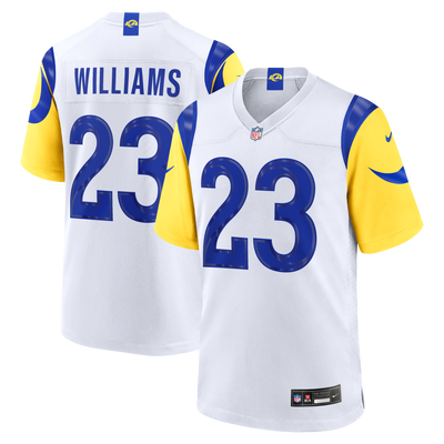 Los Angeles Rams Kyren Williams Nike White White Game Player Jersey