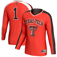 #1 Texas Tech Red Raiders GameDay Greats Lightweight Volleyball Fashion Jersey - Red