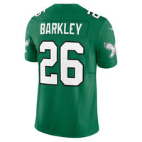Philadelphia Eagles Saquon Barkley Nike Kelly Green Alternate Vapor F.U.S.E. Limited Jersey