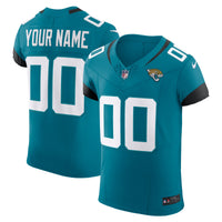 Jacksonville Jaguars Nike Teal Vapor F.U.S.E. Elite Custom Jersey