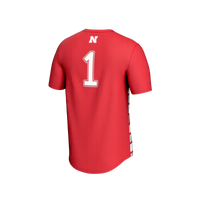 #1 Nebraska Huskers GameDay Greats Lightweight Soccer Fashion Jersey - Scarlet