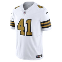 New Orleans Saints Alvin Kamara Nike White Alternate Vapor F.U.S.E. Limited Jersey