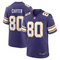 Minnesota Vikings Cris Carter Nike Purple Retired Player Alternate Game Jersey