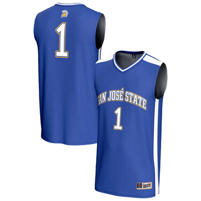 #1 San Jose State Spartans GameDay Greats Lightweight Basketball Fashion Jersey - Royal