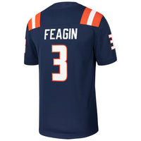Kaden Feagin Illinois Fighting Illini Nike NIL Football Game Jersey - Navy