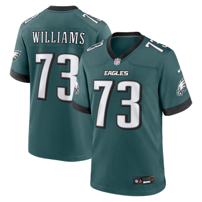 Philadelphia Eagles Cameron Williams Nike Midnight Green Team Game Jersey
