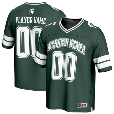 Michigan State Spartans GameDay Greats NIL Pick-A-Player Football Fashion Jersey - Green