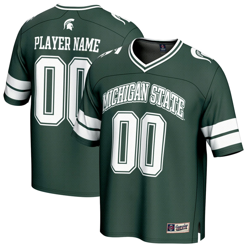 Michigan State Spartans GameDay Greats NIL Pick-A-Player Football Fashion Jersey - Green