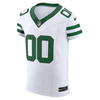 New York Jets Nike White Vapor F.U.S.E. Elite Custom Jersey