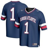 #1 Florida Atlantic Owls GameDay Greats Lightweight Football Jersey - Navy
