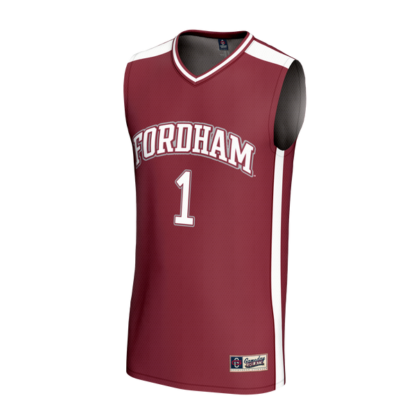 #1 Fordham Rams GameDay Greats Lightweight Collegiate Basketball Fashion Jersey - Maroon