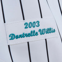 Florida Marlins Dontrelle Willis Mitchell & Ness White Cooperstown Collection Authentic Jersey