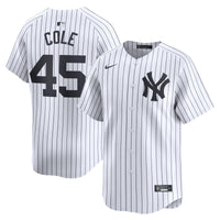 New York Yankees Gerrit Cole Nike White Home Limited Player Jersey