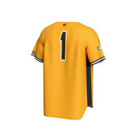 #1 VCU Rams GameDay Greats Lightweight Baseball Fashion Jersey - Gold