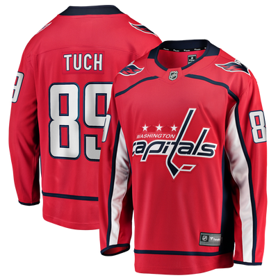 Washington Capitals Alex Tuch Fanatics Red Home Breakaway Jersey