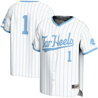 #1 North Carolina Tar Heels GameDay Greats Lightweight Baseball Jersey - White
