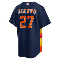 Houston Astros Jose Altuve Nike Navy Alternate 2 Replica Jersey