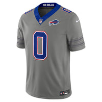 Buffalo Bills Keon Coleman Nike Gray Nickel City Vapor F.U.S.E. Stitched Limited Jersey