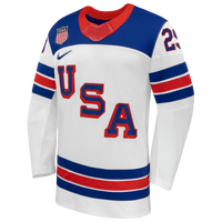 US Hockey Brock Nelson Nike White 2026 Away Replica Jersey