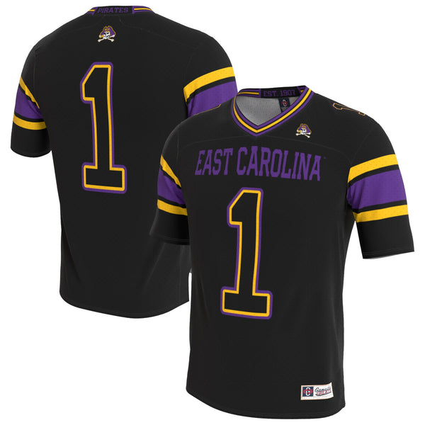 ECU Pirates GameDay Greats Lightweight Collegiate Football Blackout Fashion Jersey