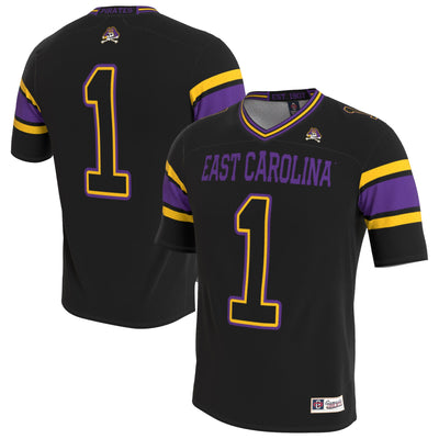ECU Pirates GameDay Greats Lightweight Collegiate Football Blackout Fashion Jersey