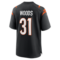 Cincinnati Bengals Ickey Woods Nike Black Retired Player Game Jersey