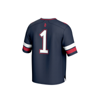 #1 Duquesne Dukes GameDay Greats Lightweight Collegiate Football Fashion Jersey - Navy